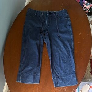 Women’s Coldwater Creek Dark Blue Cropped Jeans